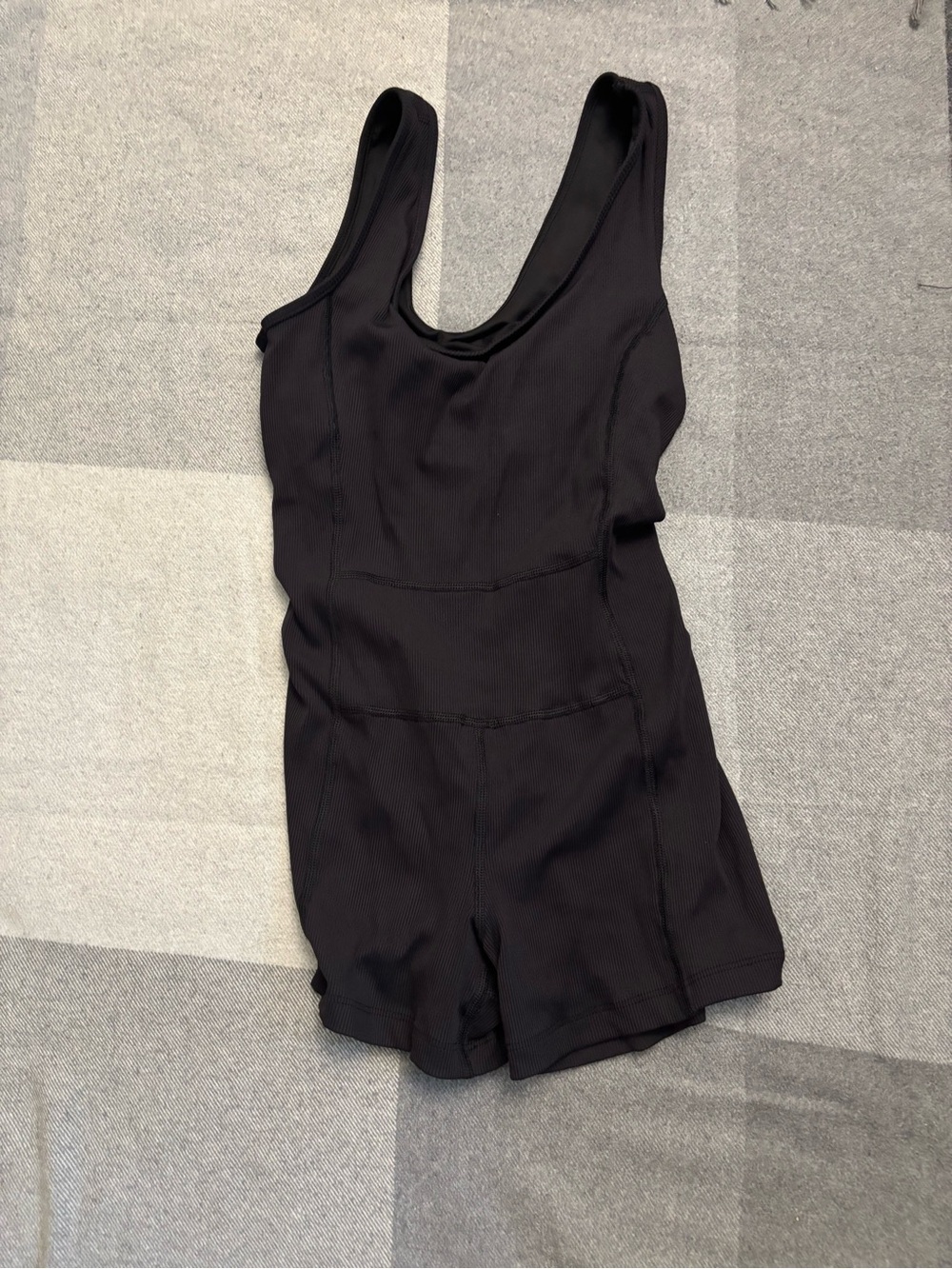 Abysse Black Sleeveless One-Piece Bodysuit